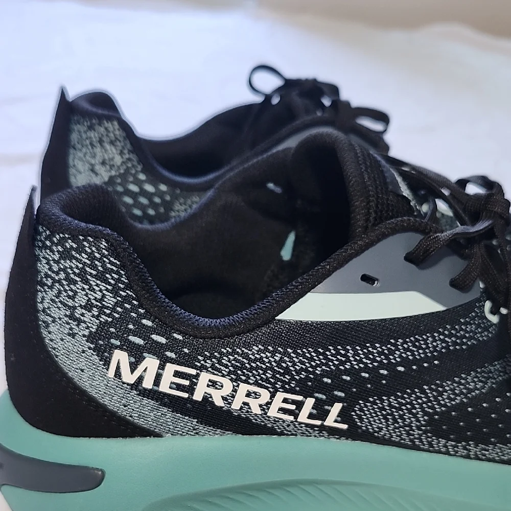 Merrell Black and Teal Running Shoes - Picture 7 of 8